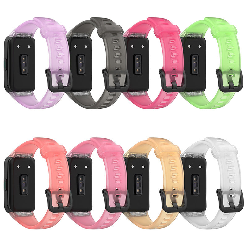 Transparent Waterproof TPU Replacement Strap Watch Bands for Huawei Band 6 Honor Band 6 Transparent Waterproof TPU Replacement Strap Watch Bands for Huawei Band 6 Honor Band 6